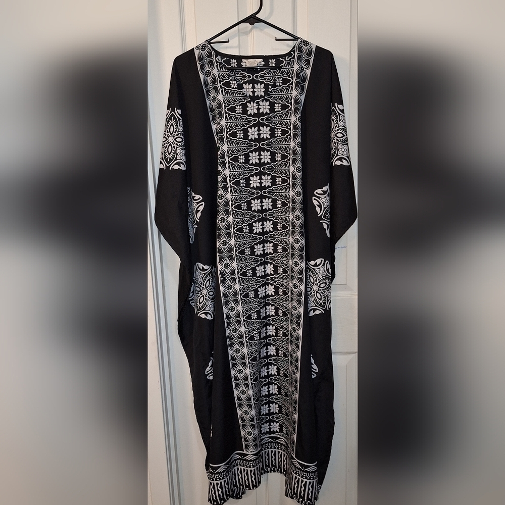 Gypsie Blue Mou Mou Cover Up One Size